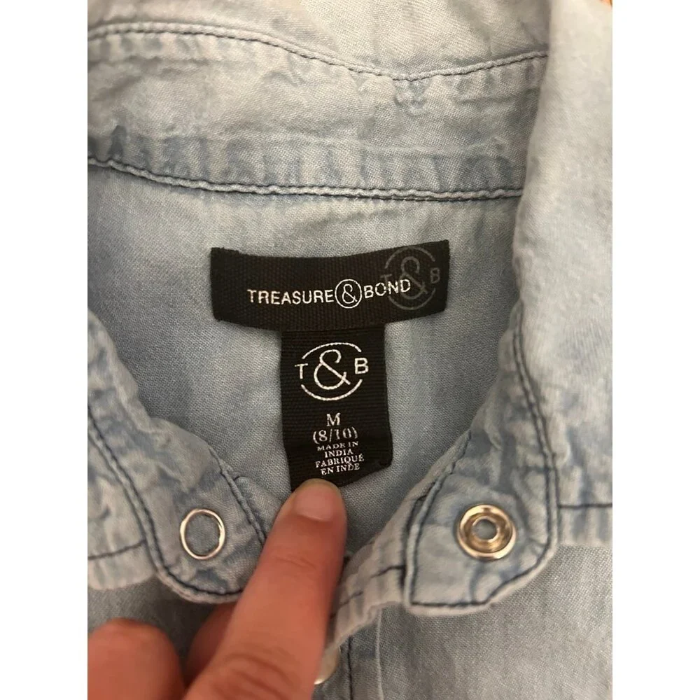 Treasure‎ and Bond Youth Denim Shirt M(8/10)